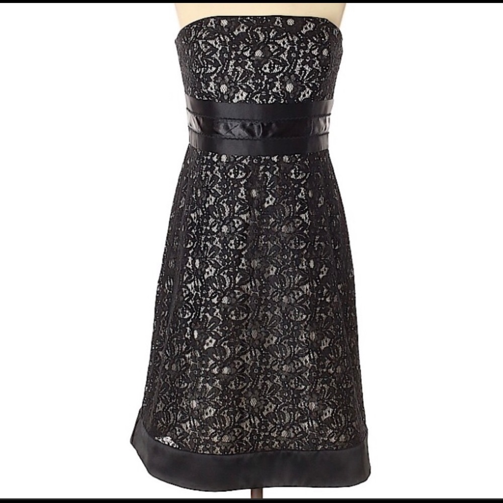 White House Black Market Strapless Dress